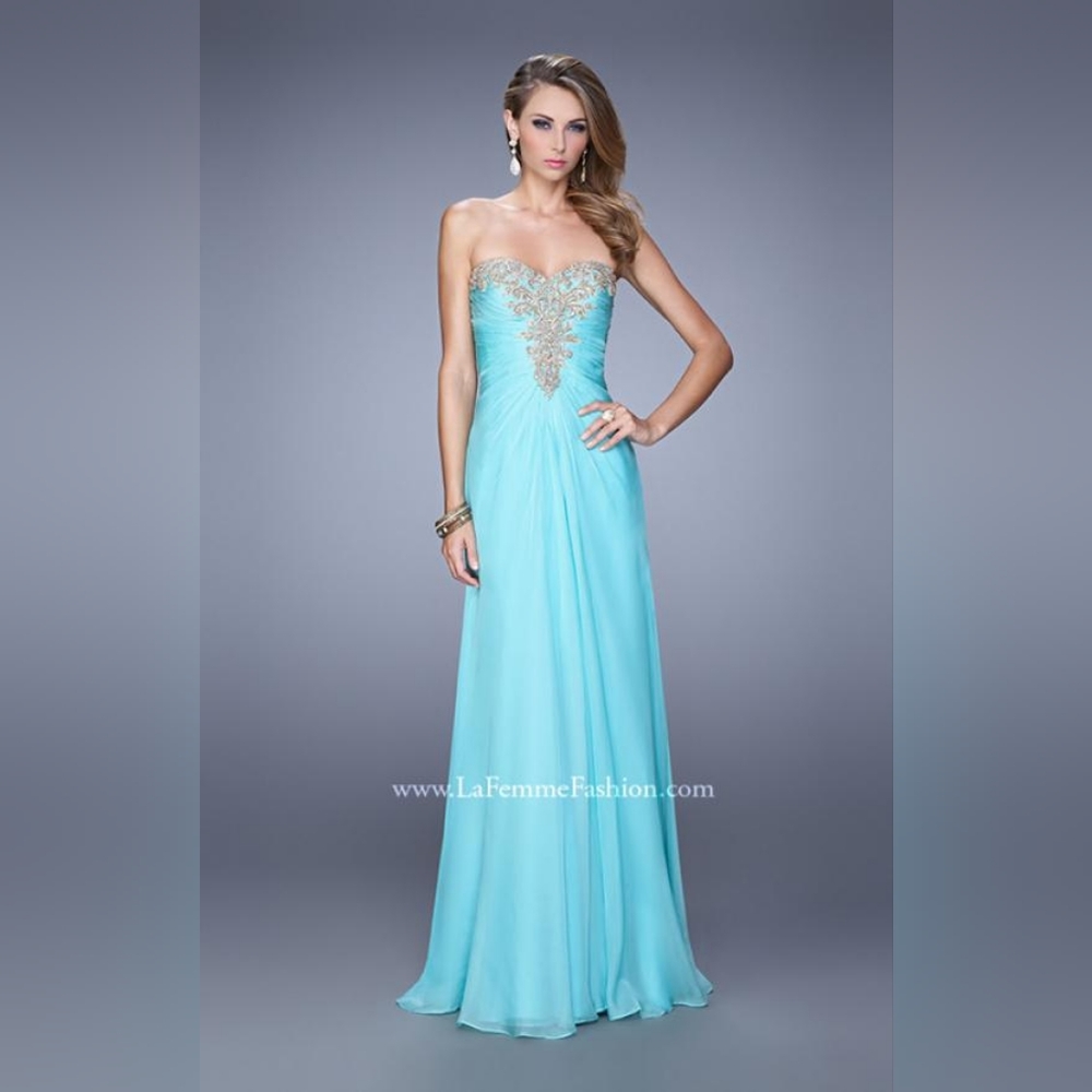 La Femme Prom Gown 21214 Seamist size 2